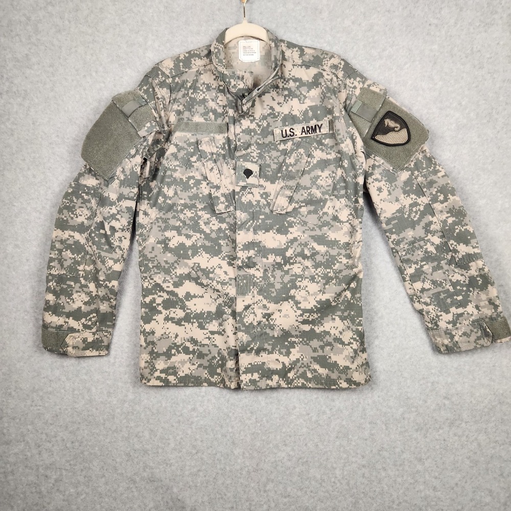 Propper Army Combat Uniform Jacket Mens Small Long ACU Digital Camo Military Pat